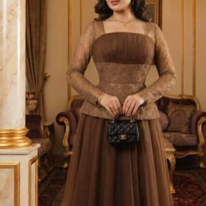 فستان سهرة فخمة