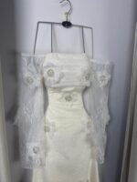 ⁦"فستان تل مطرزه بورد وخرز "⁩ - الصورة ⁦4⁩