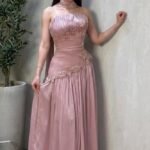 فستان سهرة وردي كرنكر وباربي