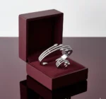 طقم زركون فاخر (سوار + خاتم)