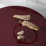 طقم زركون فاخر (سوار + خاتم)