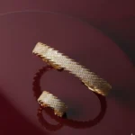 طقم زركون فاخر (سوار + خاتم)