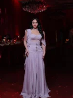 فستان سهرة لافندر فاخر