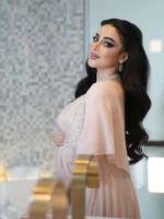 ⁦فستان سحابة الأنوثة رقي وراحة لكل أم منتظرة⁩ - الصورة ⁦3⁩