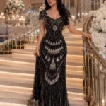 فستان حورية البحر الأسود