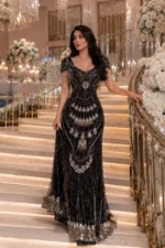فستان حورية البحر الأسود
