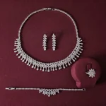 طقم زركون عروس فاخر