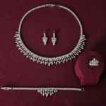 طقم زركون زفاف ملكي