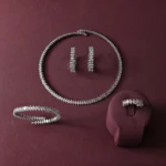 طقم زركون عروس فاخر