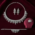 طقم زركون عروس فاخر