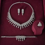 طقم زركون عروس فاخر