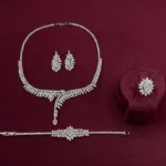 طقم زركون عروس فاخر