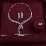 طقم زركون ملكي كامل