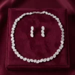 طقم سلسلة الزهرة الملكية الفاخر