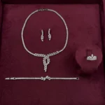 طقم سلسلة الزهرة الملكية الفاخر (نسخة)