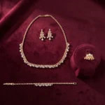 طقم سلسلة الزهرة الملكية الفاخر