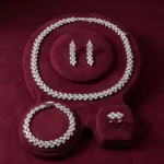طقم سلسلة الزهرة الملكية الفاخر