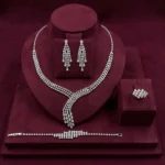 طقم سلسلة الزهرة الملكية الفاخر