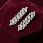 حلق سهرات هندسي فاخر