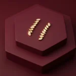 حلق سهرات هندسي فاخر