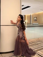 ⁦فستان سهرة روز حالم⁩ - الصورة ⁦3⁩