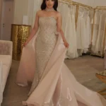 فستان خطوبة وسهرة كب فاخر