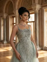 ⁦فستان خطوبة وسهرة فاخر⁩ - الصورة ⁦2⁩
