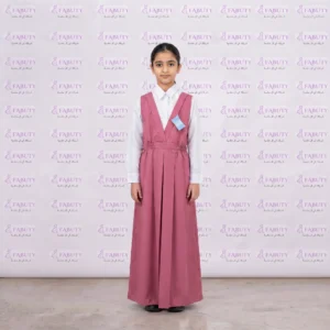 مريول مدرسي خليجي 2ق وردي ابتدائي