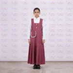 مريول مدرسي خليجي 2ق وردي ابتدائي