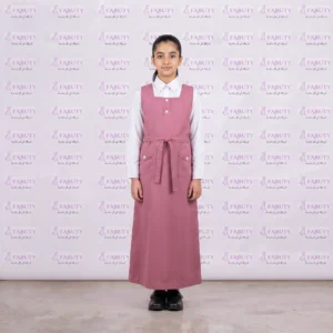مريول مدرسي خليجي 2ق وردي ابتدائي