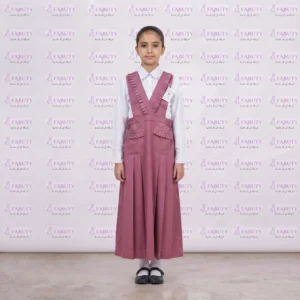 مريول مدرسي خليجي 2ق وردي ابتدائي