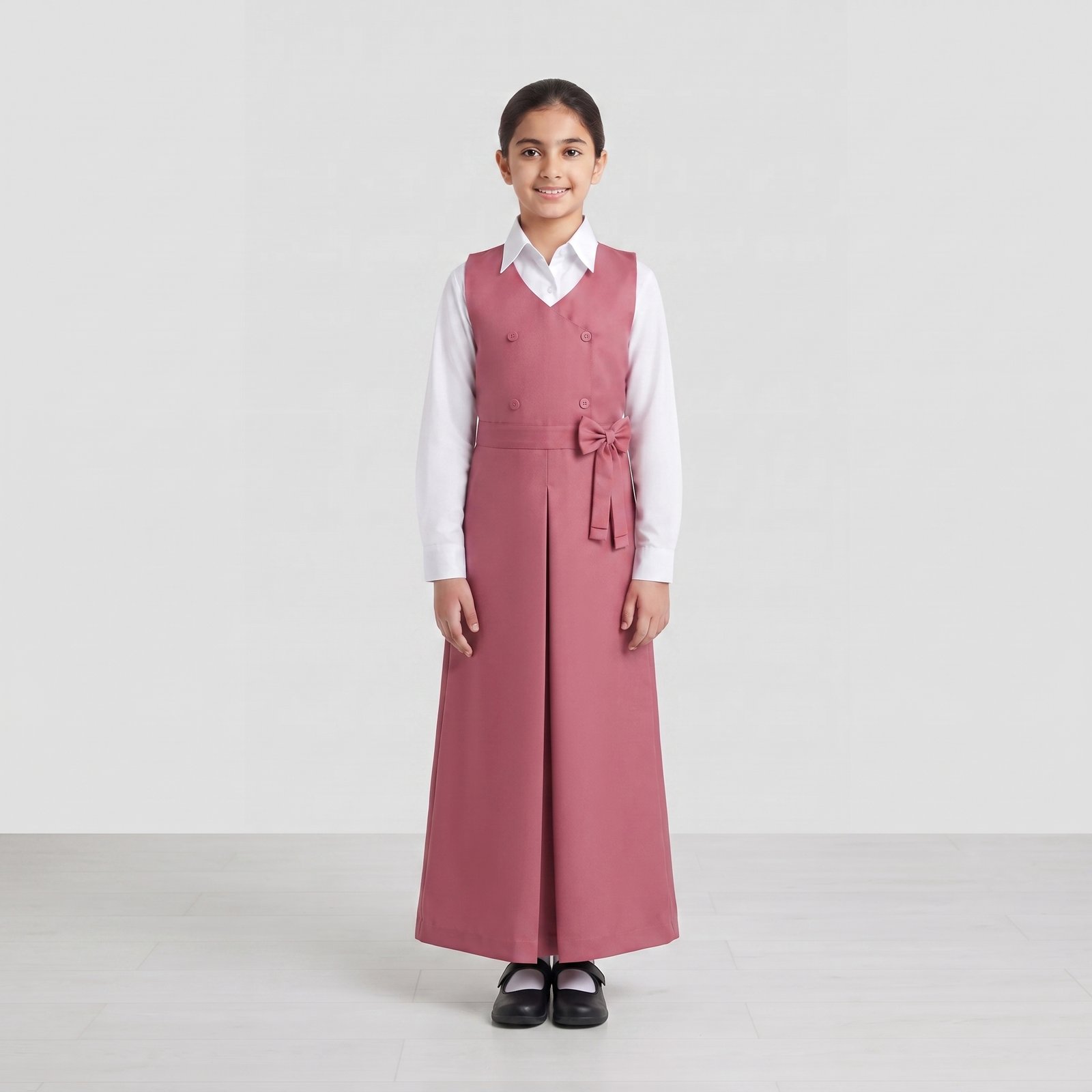 Apron_long_to_heel_2K_202607261312 مريول مدرسي بناتي - الصورة 1
