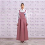 مريول مدرسي خليجي 2ق وردي ابتدائي
