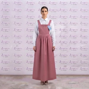 مريول مدرسي خليجي 2ق وردي ابتدائي