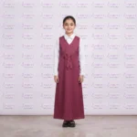 مريول مدرسي خليجي 2ق وردي ابتدائي