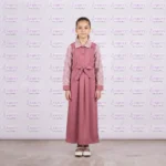 مريول مدرسي كويتي  وردي ابتدائي