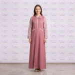 ⁦مريول مدرسي كويتي  وردي ابتدائي⁩ - الصورة ⁦2⁩