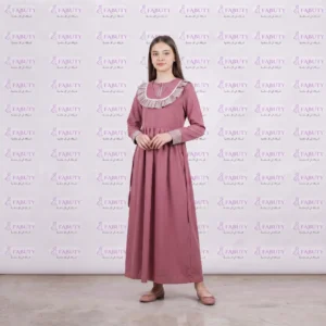 مريول مدرسي كويتي  وردي ابتدائي