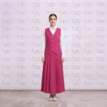مريول مدرسي خليجي 3ق وردي ابتدائي